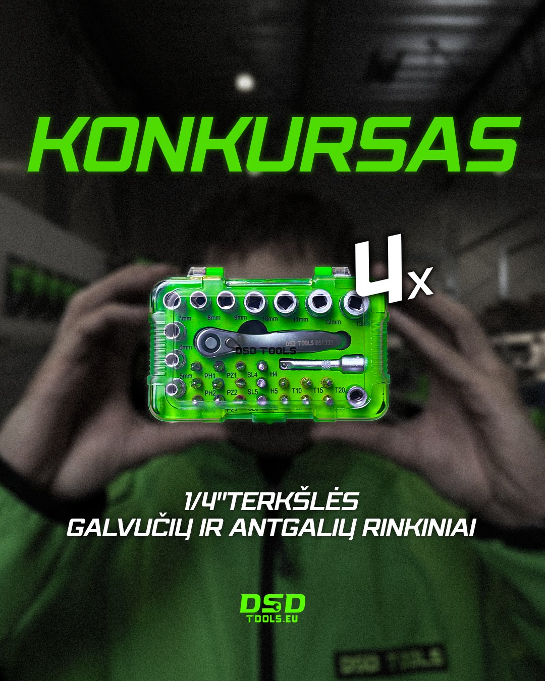 „DSD Tools“ konkurso vizualas